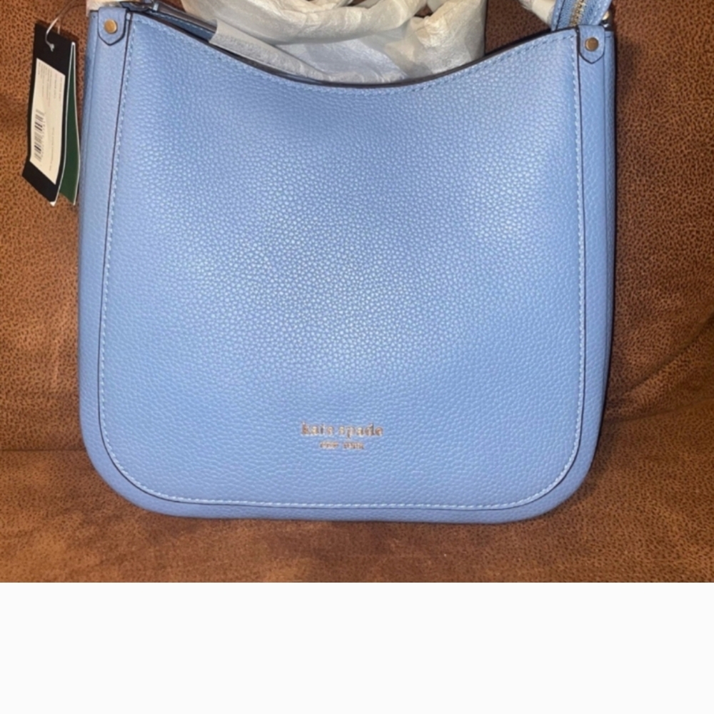 Kate Spade Blue Leather Shoulder Bag